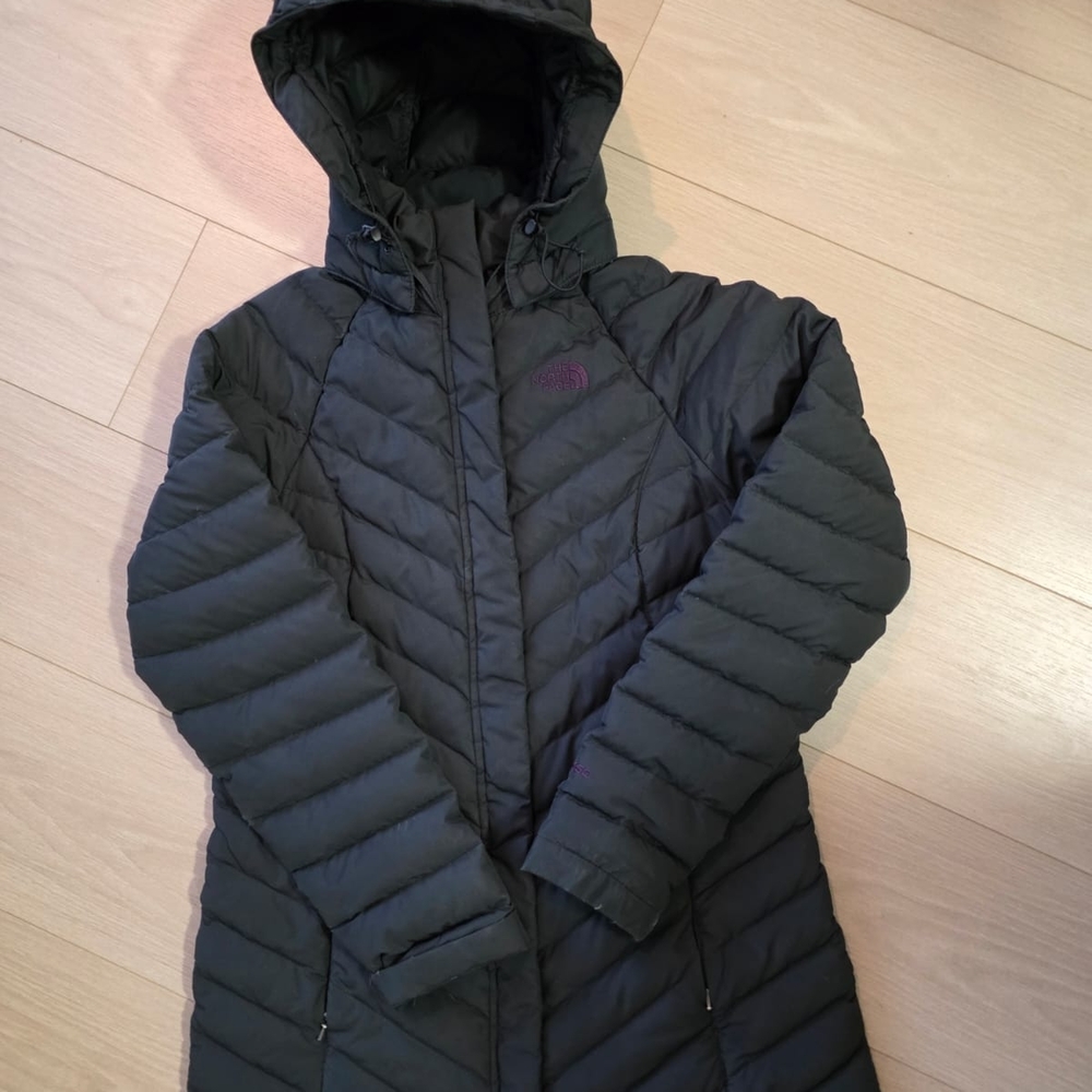 Women's Hooded Puffer Coat - Black
